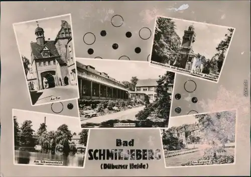 Bad Schmiedeberg Au-Tor Eisenmoorbad, Aussichtsturm mit Gaststätte   1962