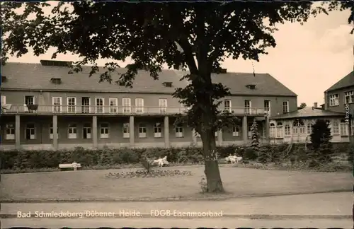 Ansichtskarte Bad Schmiedeberg FDGB-Eisenmoorbad 1962