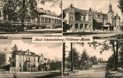 Pretzsch-Bad Schmiedeberg FDGB-Moorsanatorium, Eisenmoorbad,  Kurpark 1962