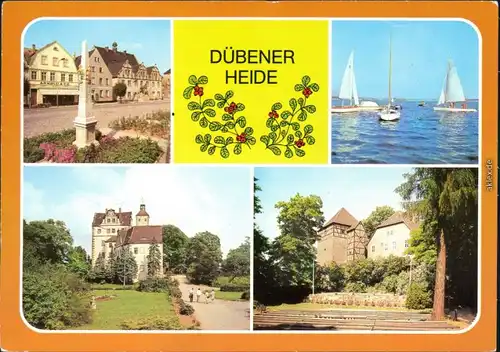 Bergwitzsee, OT Kemberg: Platz des Friedens, OT Pretzsch: Schloss 1986