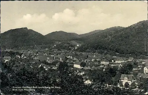 Ansichtskarte Bad Lauterberg im Harz Panorama-Ansicht 1961