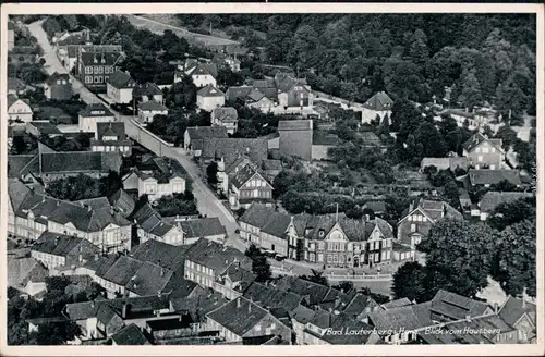 Ansichtskarte Bad Lauterberg im Harz Straßenblick
 1939