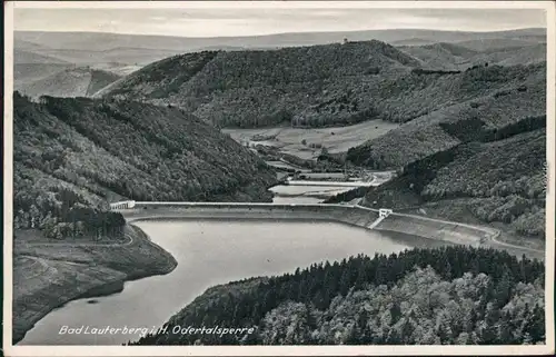 Ansichtskarte Bad Lauterberg im Harz Odertalsperre 1938