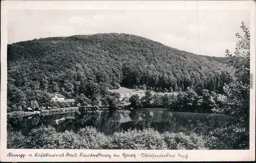 Ansichtskarte Bad Lauterberg im Harz Wiesenbeker Teich 1939