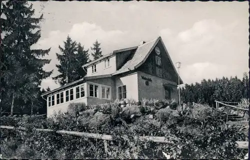 Ansichtskarte Bad Lauterberg im Harz Weinberghütte 1961