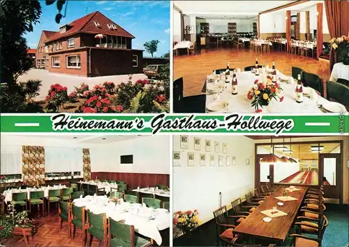 Hollwege-Westerstede 4 Bild: Heinemanns Gasthof innen und außen 1976