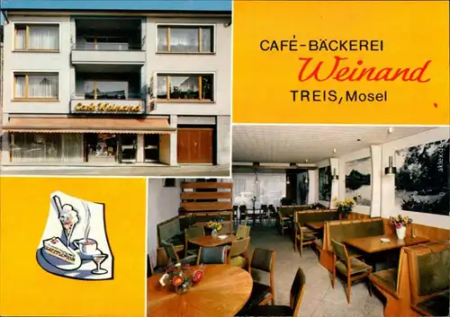 Treis-Karden 2 Bild: Cafe-Bäckerei Weinand: Innen und außen 1976