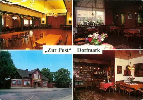 Dorfmark-Bad Fallingbostel Gasthof zur Post: Außen, Saal Gastraum 1978