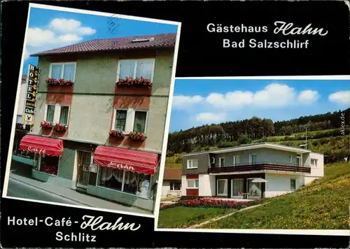 Ansichtskarte Bad Salzschlirf Pension Hahn 1979