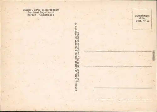 Ansichtskarte Kerpen Markt, Ortsmotiv, Wohnblock, Minigolfanlage 1957