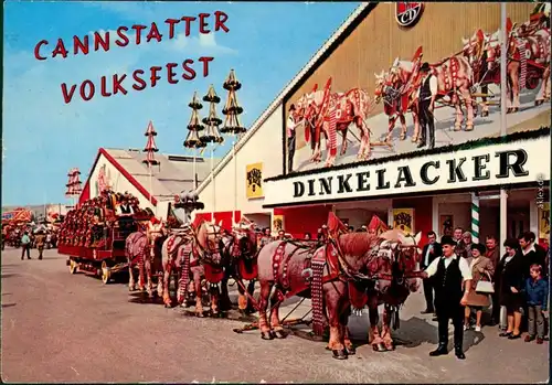 Ansichtskarte Cannstatt-Stuttgart Cannstatter Volksfest 1972