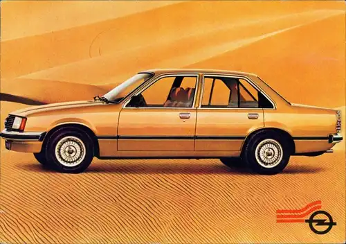 Ansichtskarte  Werbekarte: Der Neue Opel Rekord 1977