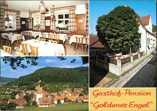 Eschenbach Pommelsbrunn Gasthof-Pension-Café - Außen- und Innenansicht  1968