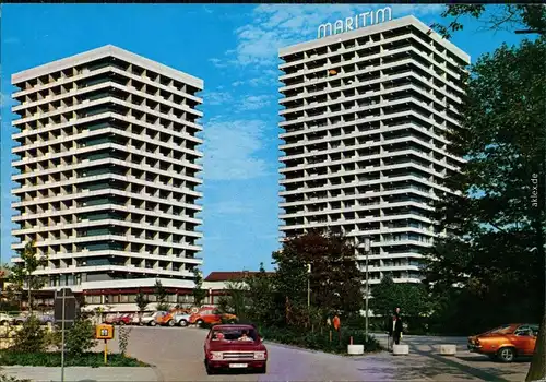 Ansichtskarte Gelsenkirchen Hotel Residenz Maritim 1976