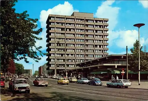 Ansichtskarte Gelsenkirchen Ebertstraße mit Iduna-Haus 1978