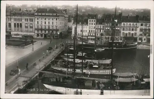 Ansichtskarte Le Havre Hafen - Segelschiffe 1932