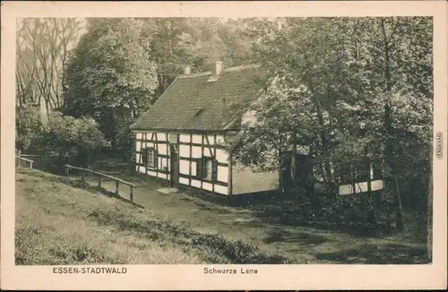 Stadtwald-Essen (Ruhr) Partie an der schwarzen Lenne - Stadtwald 1923 