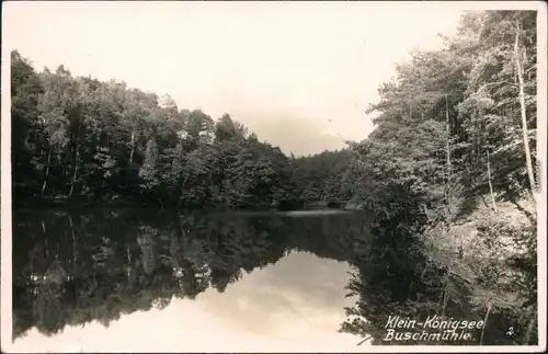 Ansichtskarte Gohlis-Niederau Klein Königsee - Buschmühle 1930 