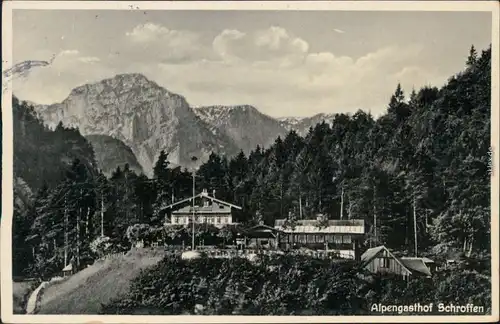 Ansichtskarte Bad Reichenhall Alpengasthof 1935 
