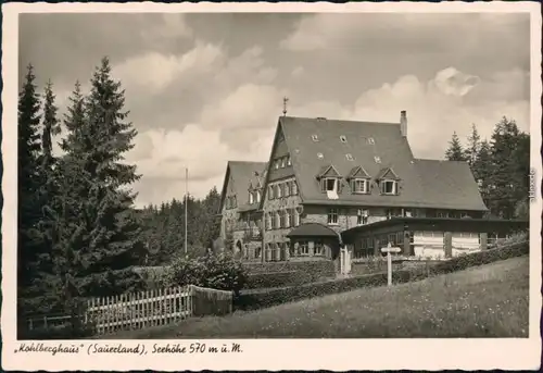 Ansichtskarte Dahle-Altena Kohlberghaus 1939 