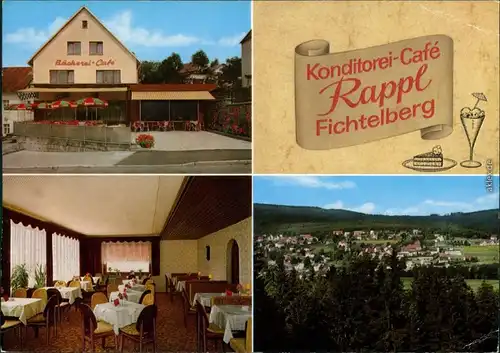 Fichtelberg (Oberfranken) Konditorei-Café Rappl Fichtelberg 1979