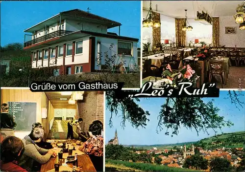 Ansichtskarte Waldböckelheim Gasthaus u. Café "Leo`s Ruh" 1972