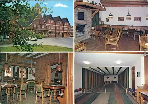 Havixbeck 4 Bild: Gastraum Kegelbahn Hotel Kemper Altenberger Str. 4 1969