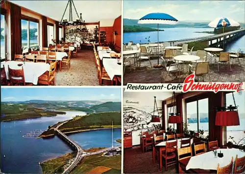 Ansichtskarte Attendorn 4 Bild: Restaurant Cafe Schnütgenhof 1979