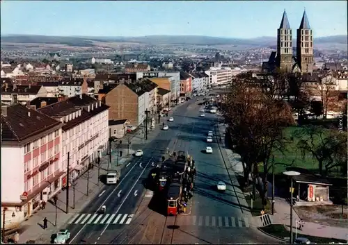 Ansichtskarte Kassel Cassel Partie in der Kurt-Schumacher-Strasse 1972