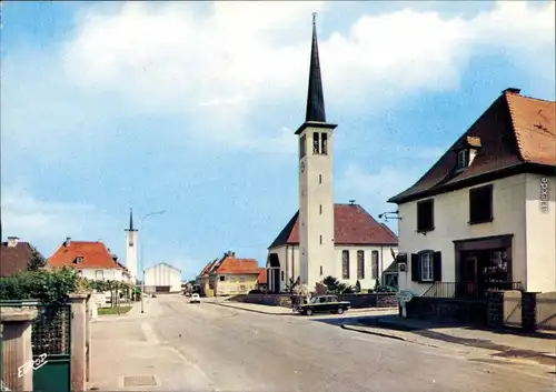 Ansichtskarte Hatten (Bas-Rhin) Rue Principale 1976