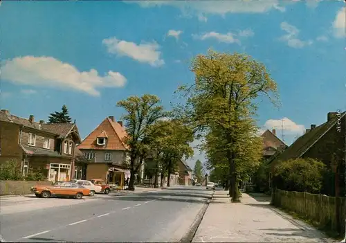 Ansichtskarte Bienenbüttel Straßenpartie 1967