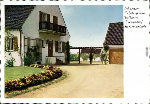 Gneversdorf (b. Travemünde) Schwester Erholungsheim Bethanien 1965