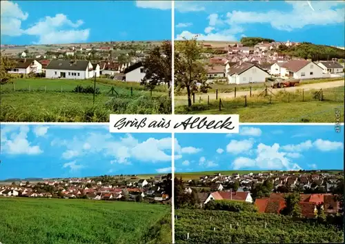 Ansichtskarte Albeck-Langenau 4 Bild: Stadtteilansichten 1989