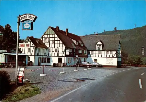 Ansichtskarte Lennestadt Gasthof Waidmannsheil 1972