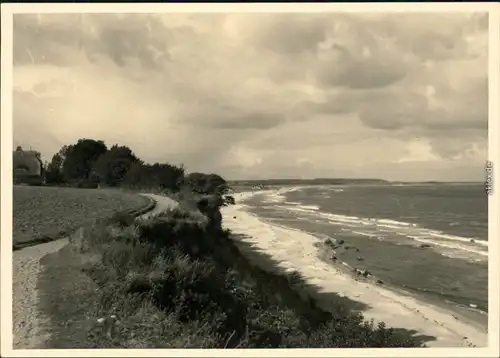 Foto Ansichtskarte Hohwacht Strand b  	Lütjenburg Plön 1960