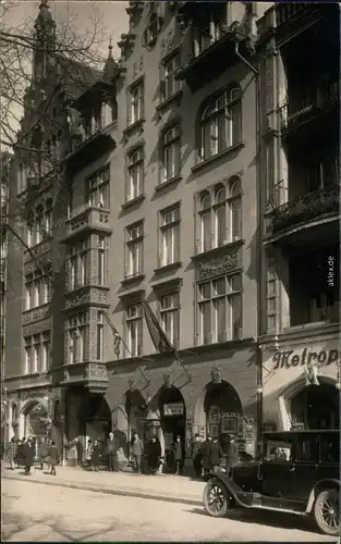 Ansichtskarte Leipzig Straßenpartie - Hotel Metropol 1932 