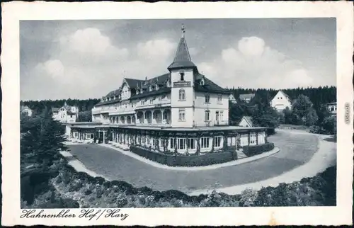 Ansichtskarte Goslar Hotel Hahnenkleer Hof 1928
