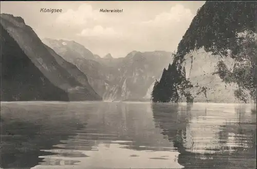 Ansichtskarte Schönau am Königssee Königssee: Malerwinkel 1914