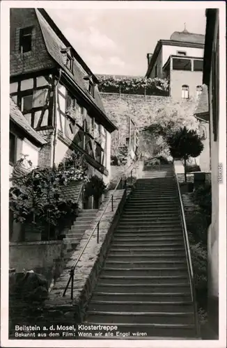 Ansichtskarte Beilstein (Mosel) Auf der Klostertreppe 1951 