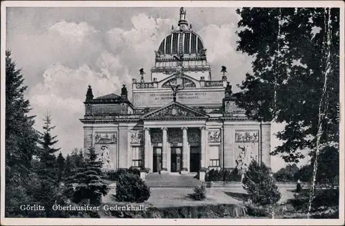 Ansichtskarte Zgorzelec Ruhmeshalle 1939 