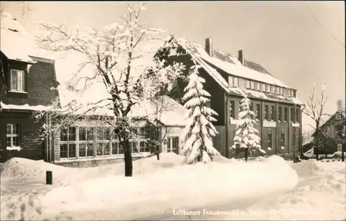 Ansichtskarte Frauenwald FDGB-Ferienheim Raymonde Dien im Winter 1969