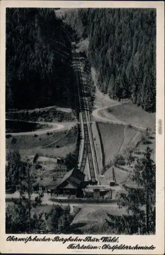 Lichtenhain/Bergbahn-Oberweißbach Oberweißbacher Bergbahn 1959 
