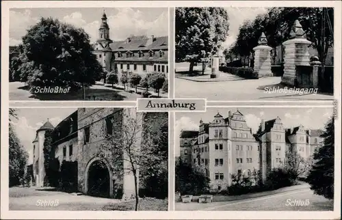 Ansichtskarte Annaburg Schloß 1960