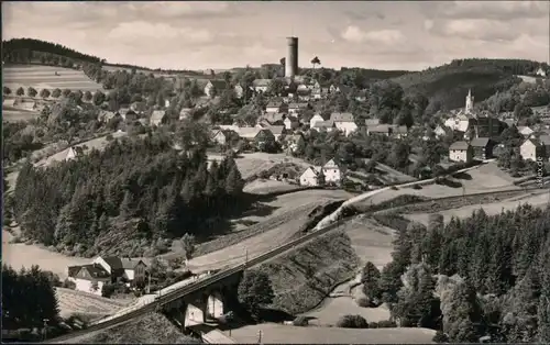 Ansichtskarte Bad Lobenstein Panorama-Ansicht 1963