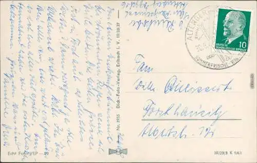 Ansichtskarte Geising-Altenberg (Erzgebirge) Panorama-Ansichten 1963