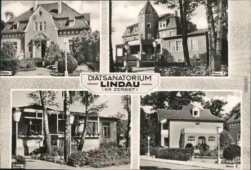 Ansichtskarte Lindau (Anhalt)-Zerbst DFGB Diät-Sanatorium 1966
