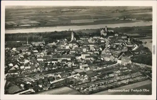 Ansichtskarte Pretzsch-Bad Schmiedeberg Luftbild 1965 