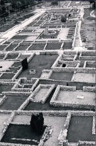 Budapest A varosközpont romjai/Aquincum Museum: Ruinen des stadtzentrums 1968