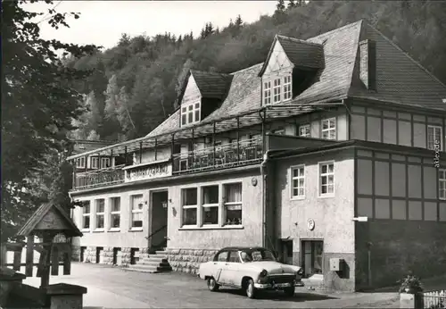 Ansichtskarte Rohrbach-Heidelberg Konsum-Gaststätte "Sorbitzgrund" 1977