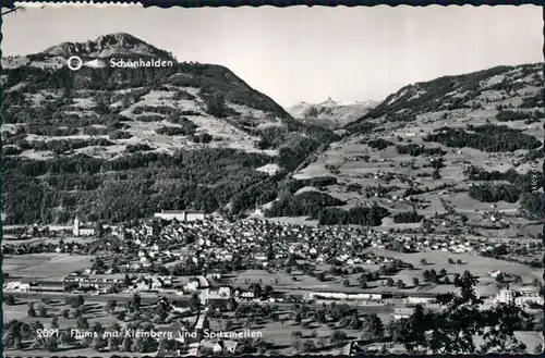 Ansichtskarte Flums Panorama-Ansicht 1974